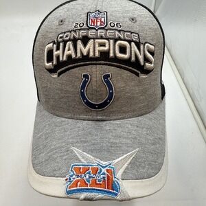 2006 Indianapolis COLTS Conference Champions Super Bowl XLI Reebok Cap NFL Hat